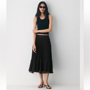 EUC Aritzia Wilfred Twirl Pleated Skirt M